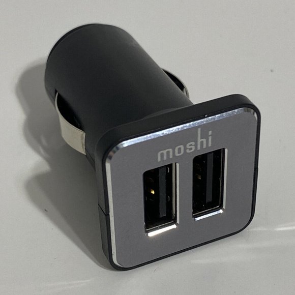 Moshi Car Charger Duo Dual 2-port Black - Picture 2 of 3